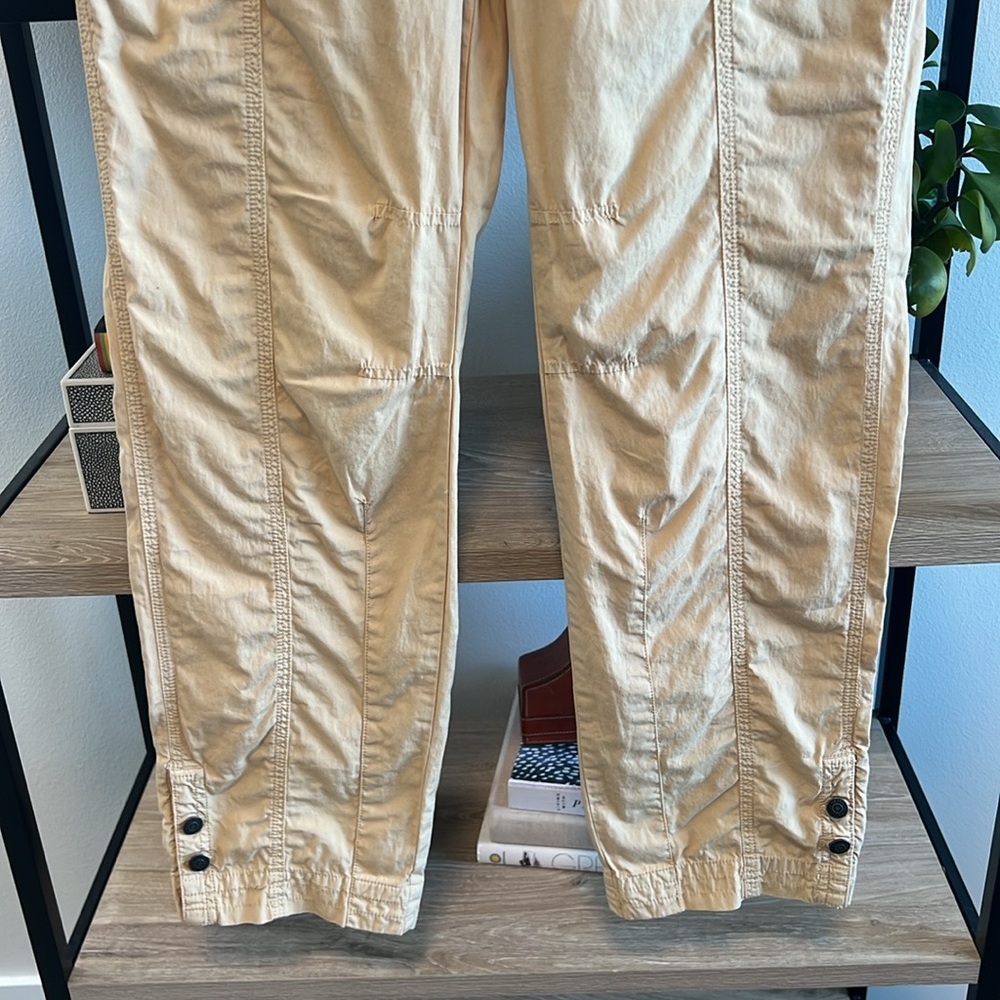 NWT Free People Mid-Rise Lucid Dreams Cargo Straight Leg Cotton Track Pant, 8 - Picture 4 of 12